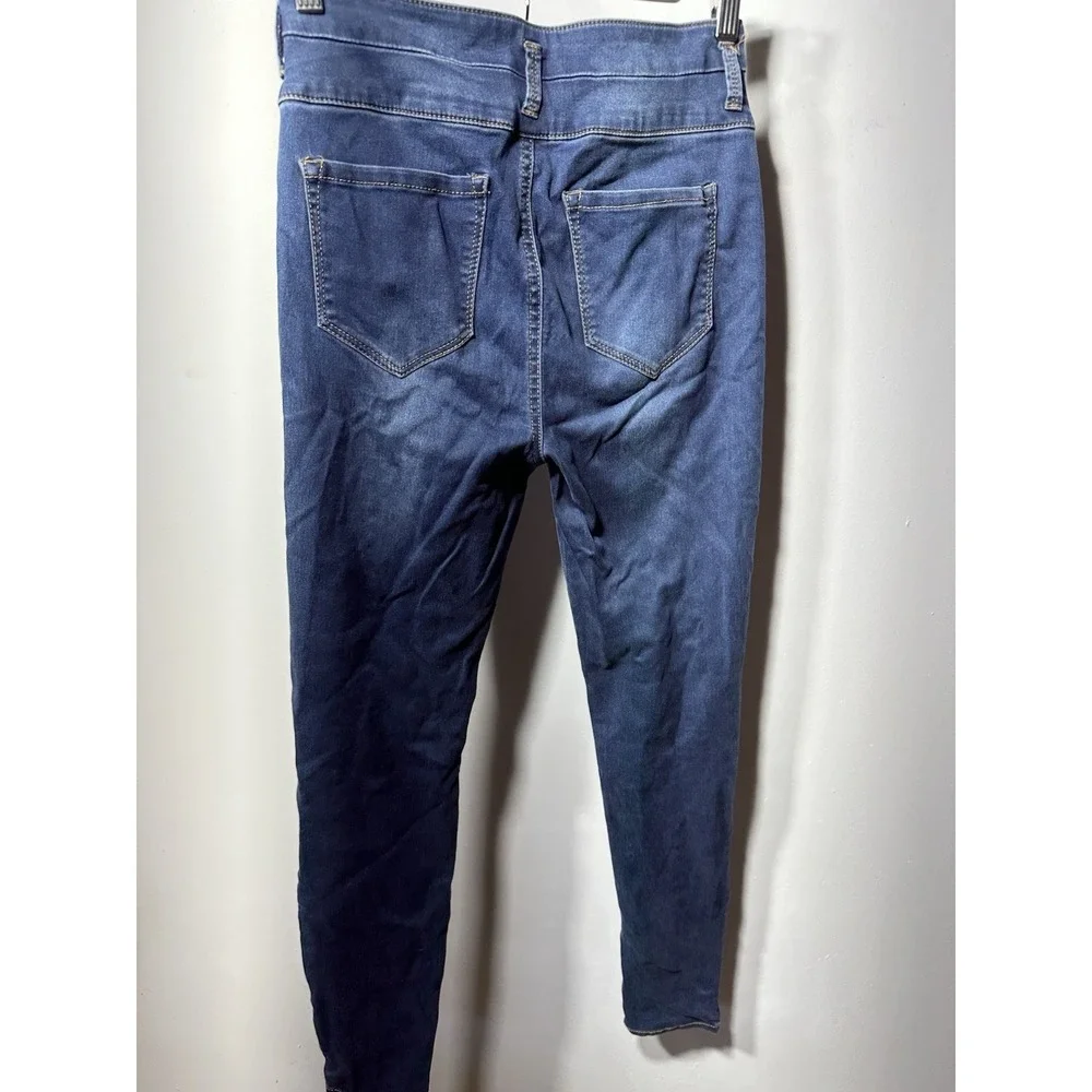 Mudd Women's Jeans Size 9 High Rise Jean Legging Jegging Stretch Dark Wash